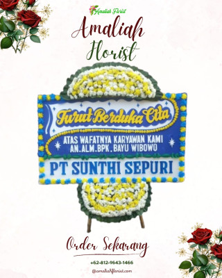 Papan Bunga Duka di Baru Ulu